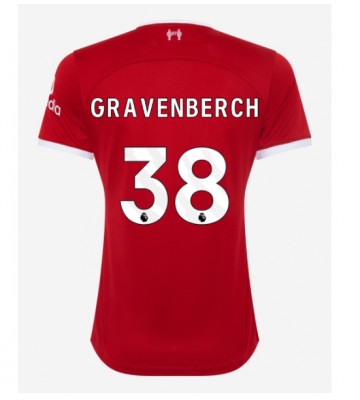 Liverpool Ryan Gravenberch #38 Koszulka Podstawowych Kobiety 2023-24 Krótki Rękaw